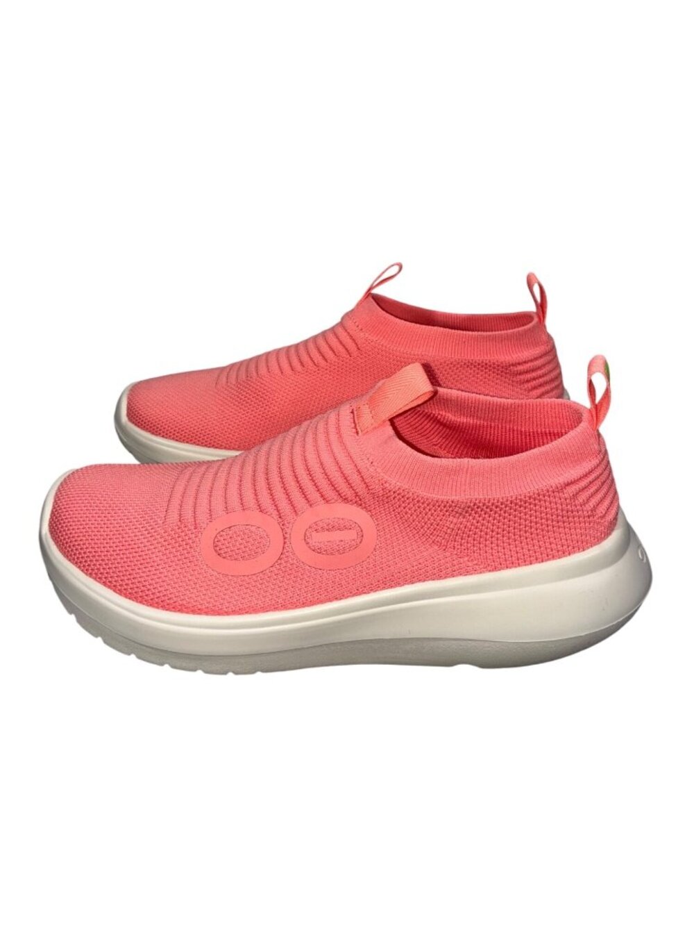 Oofos Oomy Zen Slip-On Recovery Shoes Coral Pink Lightweight & Comfortable US 11